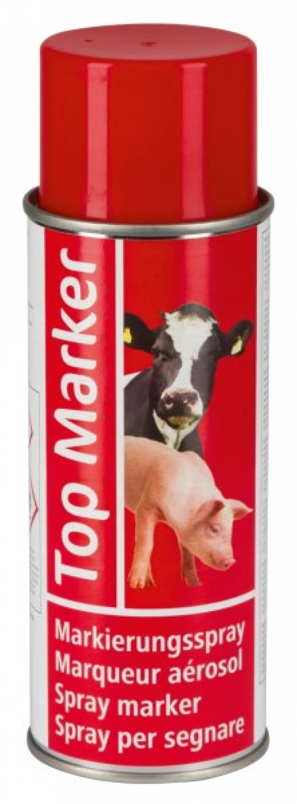 Vopsea spray rosu TopMarker 500 ml KER