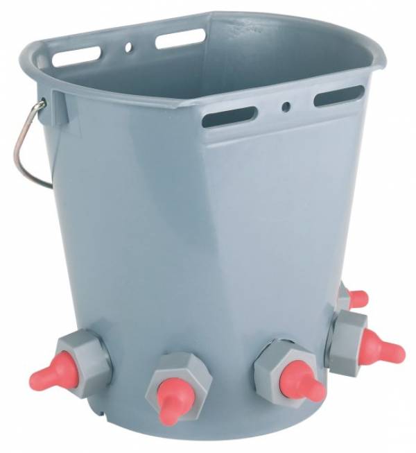 Galeata adapare miei 8L, 5 tetine KER