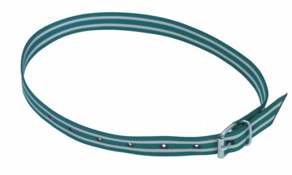 Colier marcare, numere, alb/verde 120cm KER