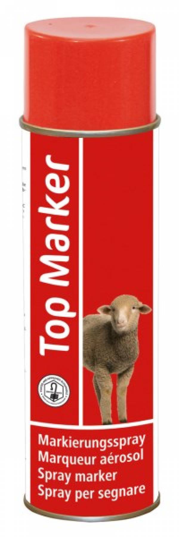 Vopsea spray rosie TopMarker Ovine, 500 ml KER